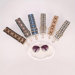 Floral Embroidery Ethnic Style Shoulder Strap