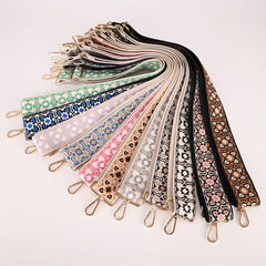 Floral Embroidery Ethnic Style Shoulder Strap
