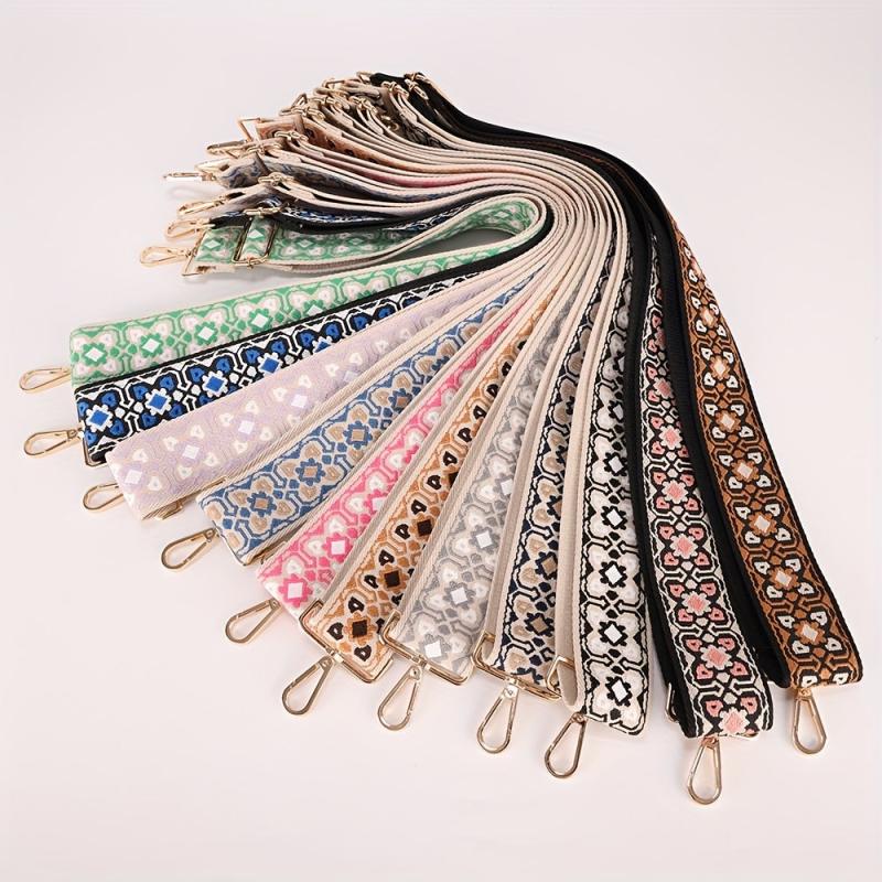 Floral Embroidery Ethnic Style Shoulder Strap