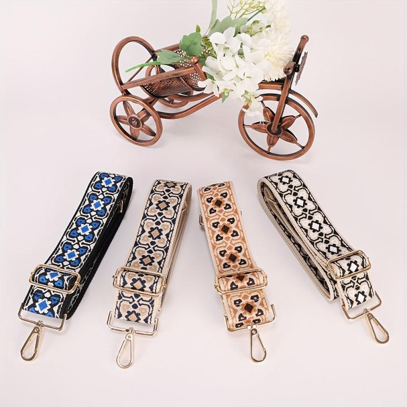 Floral Embroidery Ethnic Style Shoulder Strap