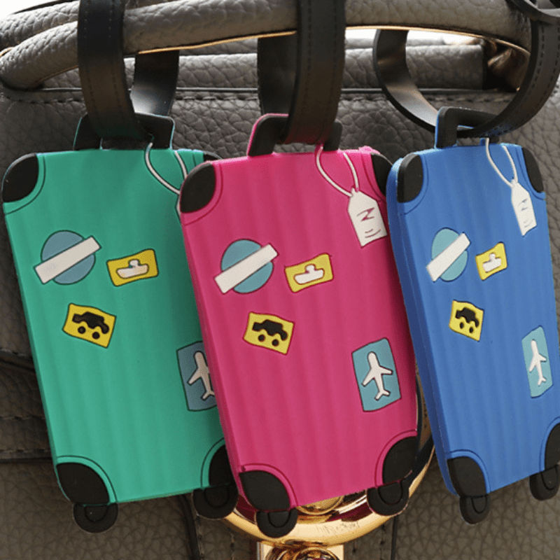 Stylish Pattern Luggage Tag Lightweight Durable Portable Travel Accessory