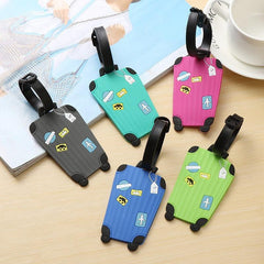 Stylish Pattern Luggage Tag Lightweight Durable Portable Travel Accessory