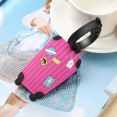 Stylish Pattern Luggage Tag Lightweight Durable Portable Travel Accessory