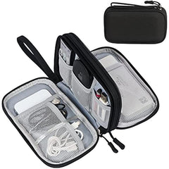 Portable Data Cable Bag Zipper Travel Storage Bag