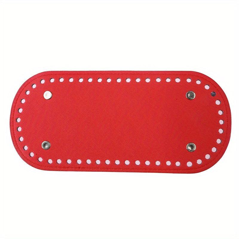 PU Leather Oval Bag Bottom Handbag Purses Accessories