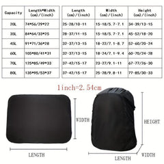 Backpack Rain Cover Waterproof Bag Protective Outdoor Travel Accessory