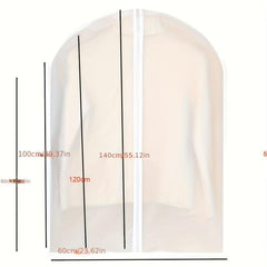 PEVA Hanging Dustproof Bag Garment Organizer Washable Clothes Storage