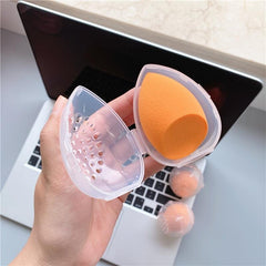 Makeup Sponge Storage Box Travel Portable Sponge Box