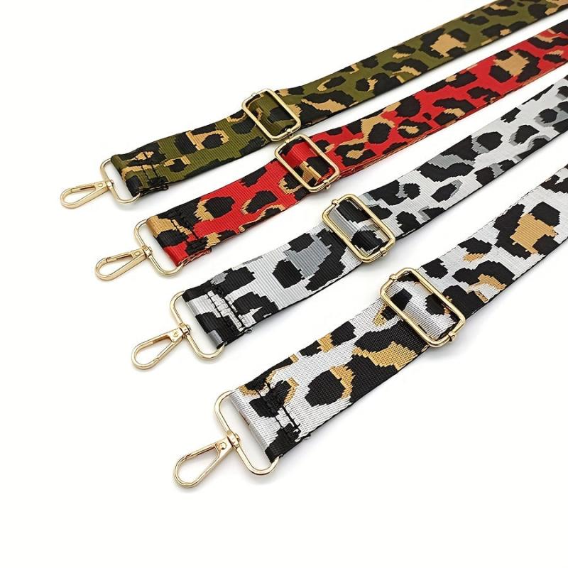 Leopard Pattern Bag Strap - Adjustable Shoulder Bag Accessories
