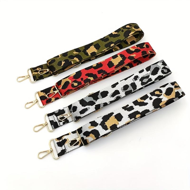 Leopard Pattern Bag Strap - Adjustable Shoulder Bag Accessories