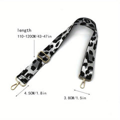 Leopard Pattern Bag Strap - Adjustable Shoulder Bag Accessories