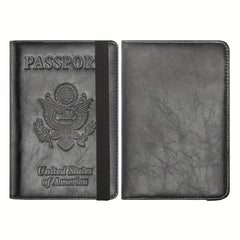 RFID Anti-theft Passport Holder PU Leather Classic Travel Holder