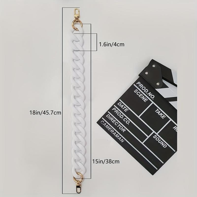 1PC Acrylic Bag Straps Chains Strap Replacement Accessories Decorative Chain