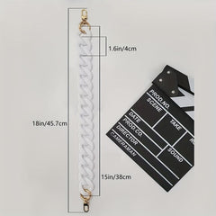 1PC Acrylic Bag Straps Chains Strap Replacement Accessories Decorative Chain