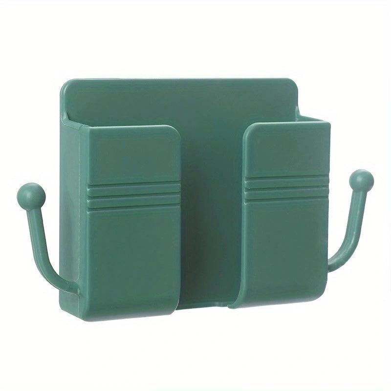 Remote Control Storage Box Wall Mounted Phone Holder Organizer