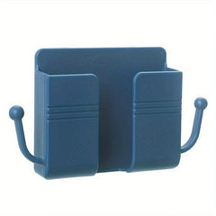 Remote Control Storage Box Wall Mounted Phone Holder Organizer