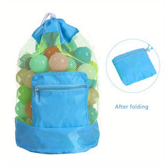 Mesh Toy Storage Bag Lightweight Shoulder Beach Backpack