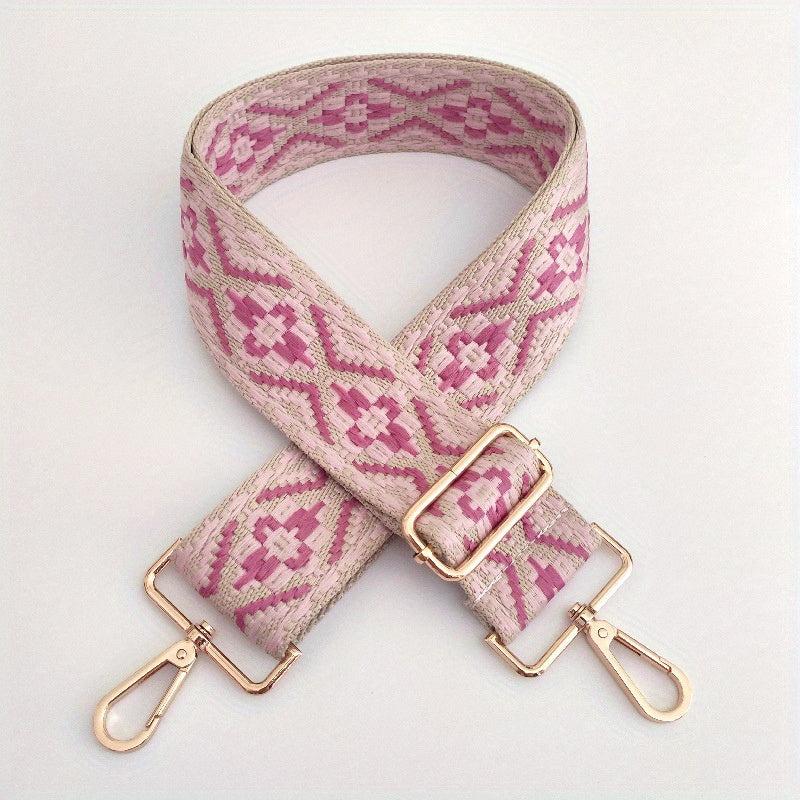 Vintage Pattern Bag Strap Reusable Adjustable Strap