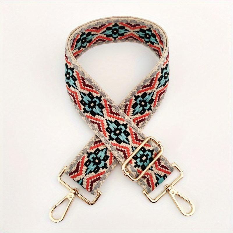 Vintage Pattern Bag Strap Reusable Adjustable Strap