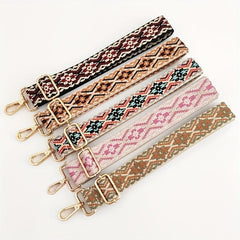 Vintage Pattern Bag Strap Reusable Adjustable Strap