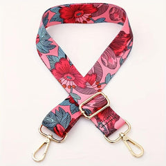 Vintage Flower Purse Strap Replaced Durable Strap Adjustable Wide Shoulder Bag