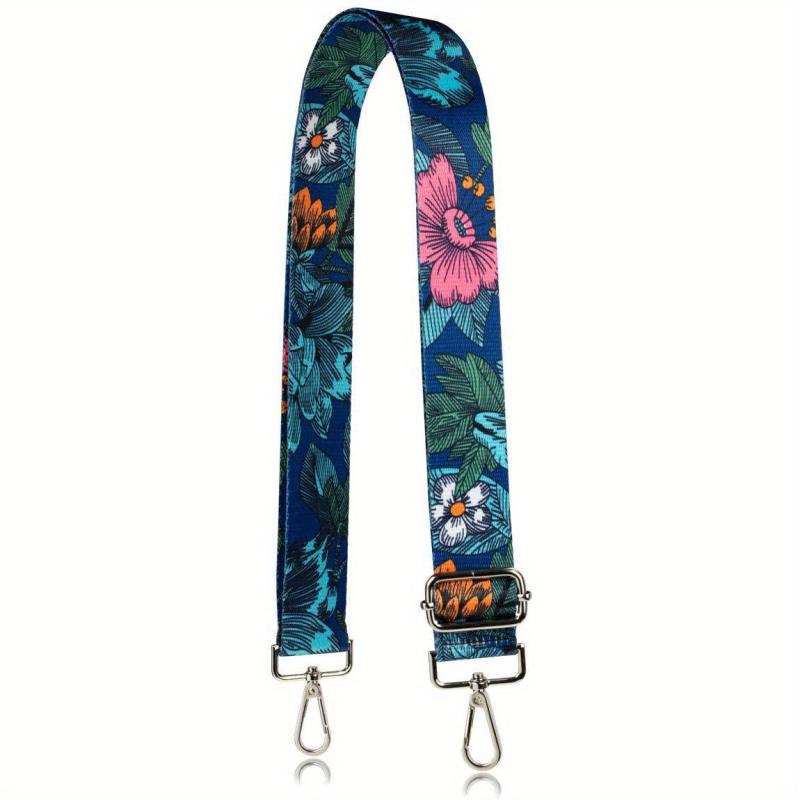 Vintage Flower Purse Strap Replaced Durable Strap Adjustable Wide Shoulder Bag