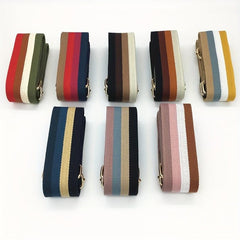 Colorblock Bag Strap Adjustable Shoulder Accessory