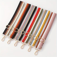 Colorblock Bag Strap Adjustable Shoulder Accessory