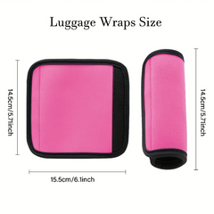 3pcs Comfortable Luggage Handle Cover Portable Reusable Acessory