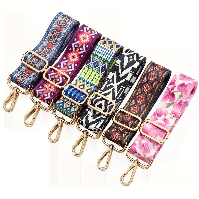 Vintage Pattern Bag Strap Lightweight Adjustable Shoulder Strap