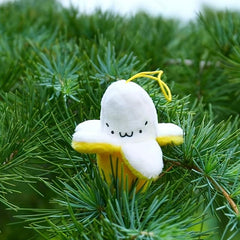 Creative Mini Peel Banana Phone Plush Keychain Pendant