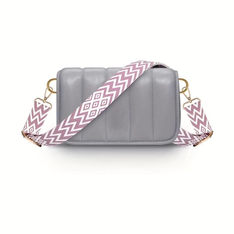 Vintage Print Shoulder Bag Strap Lightweight Durable Reusable Strap