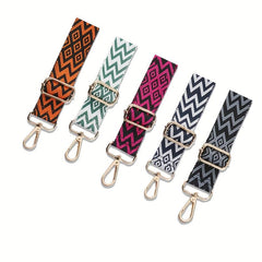 Vintage Print Shoulder Bag Strap Lightweight Durable Reusable Strap
