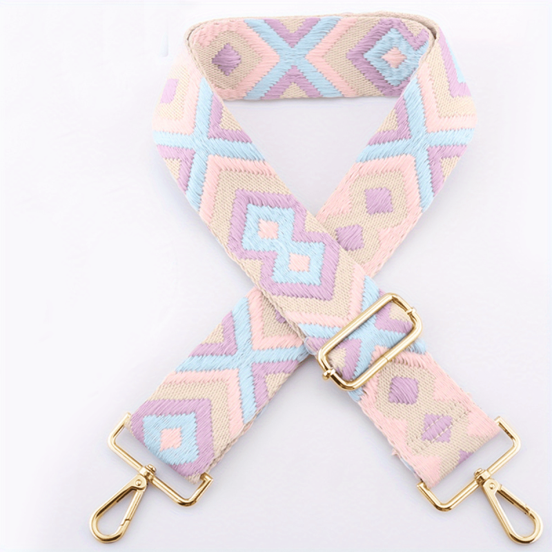 Vintage Pattern Bag Strap Wide Adjustable Strap Portable Reusable Strap