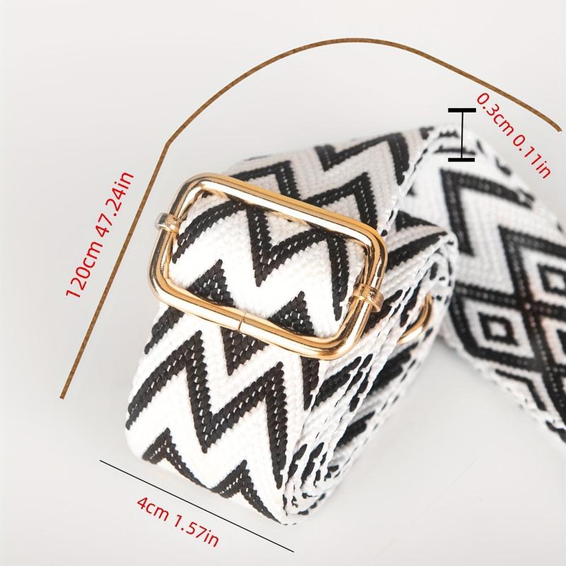 Colorful Patterns Shoulder Strap Adjustable Wide Bag Strap