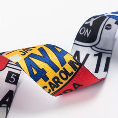 Colorful Patterns Shoulder Strap Adjustable Wide Bag Strap