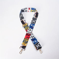 Colorful Patterns Shoulder Strap Adjustable Wide Bag Strap