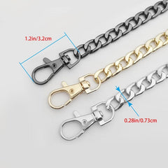Metal Shoulder Bag Strap DIY Replacement Crossbody Bag Chain