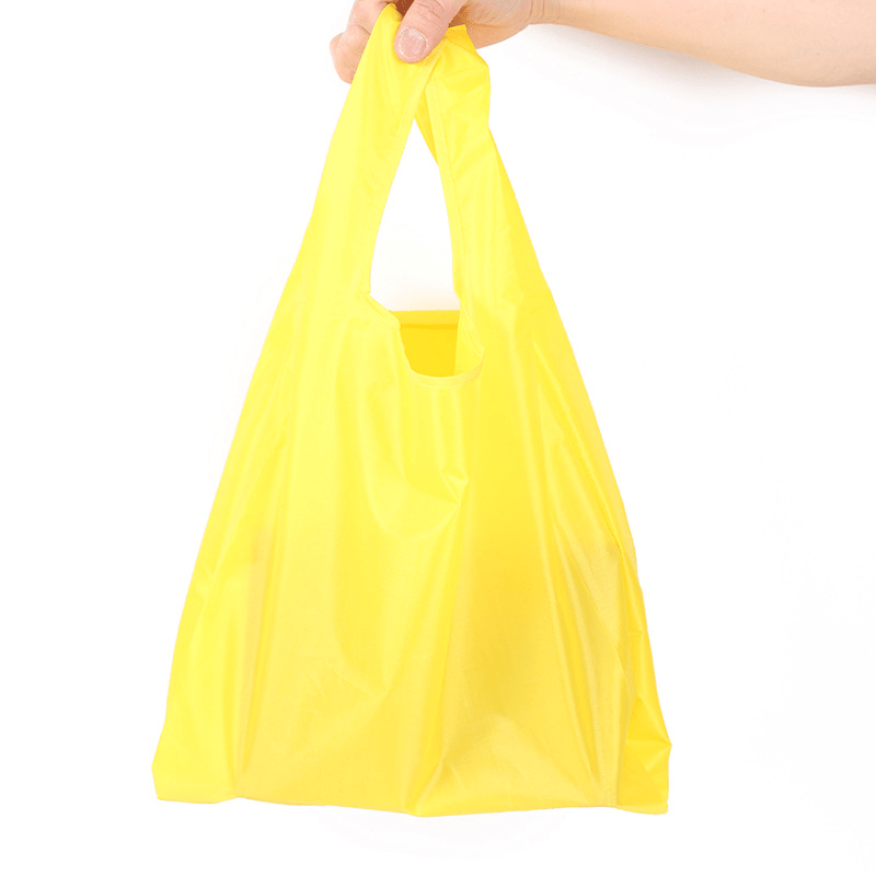 Large Capacity Tote Bag Dacron Foldable Portable Reusable Grocery Bag