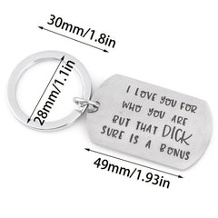 Alphabet Pattern Bag Pendant Metal Key Ring For Gift
