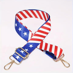 American Flap Pattern Bag Strap Wide Adjustable Strap Reusable