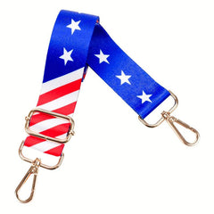 American Flap Pattern Bag Strap Wide Adjustable Strap Reusable