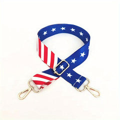American Flap Pattern Bag Strap Wide Adjustable Strap Reusable