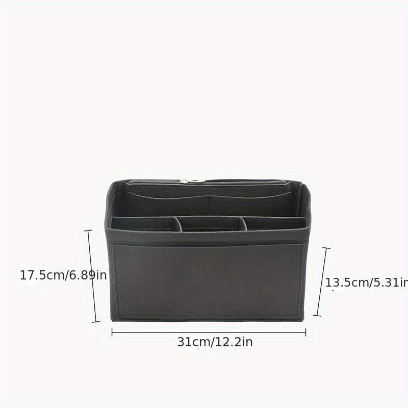 Portable Large Capacity Makeup Bag Multifunctional Felt Liner Bag