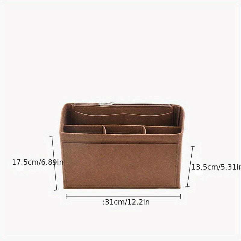 Portable Large Capacity Makeup Bag Multifunctional Felt Liner Bag