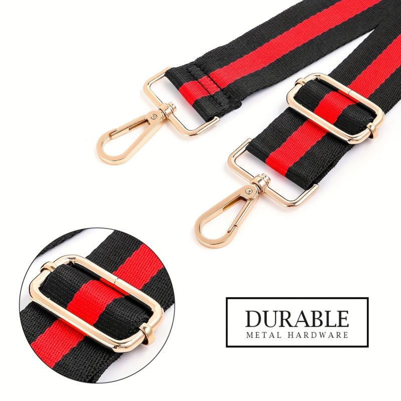 Purse Strap Replacement Striped Adjustable Shoulder Strap DIY Bag Accessories