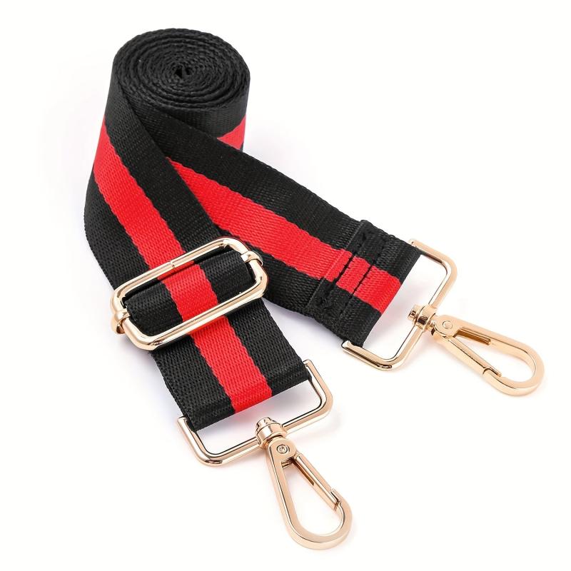 Purse Strap Replacement Striped Adjustable Shoulder Strap DIY Bag Accessories