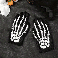 Gothic Skeleton Claws Gloves For Halloween