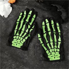 Gothic Skeleton Claws Gloves For Halloween