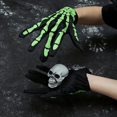 Gothic Skeleton Claws Gloves For Halloween